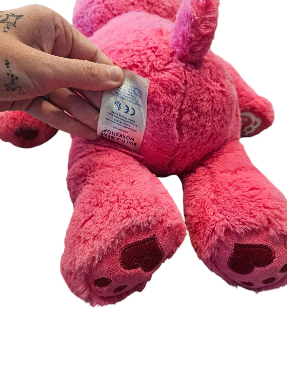Build A Bear Care Bears Cheer Bear Plush Stuffed Toy Pink Rainbow 18 Inch 2015